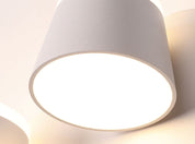 Nordic Rotatable Cylinder Shade LED Wall Lamp 1/2/3 Flames