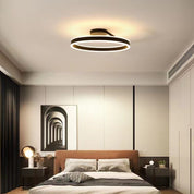 ArishaGlow - Elegant LED Ceiling Light in Gold and Metal