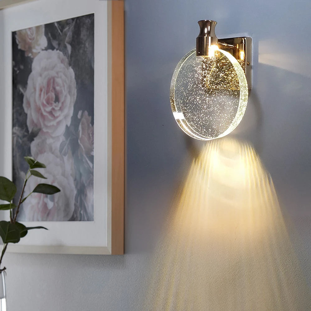 LuxeCircle - Wall Lamp with Circular Design
