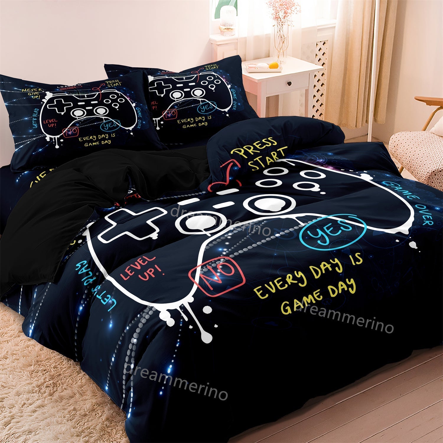 GamingGlow - Children's Duvet Set Game Controller