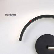LumiLine - Modern Aluminium LED Wall Lamp with Minimalist Curves