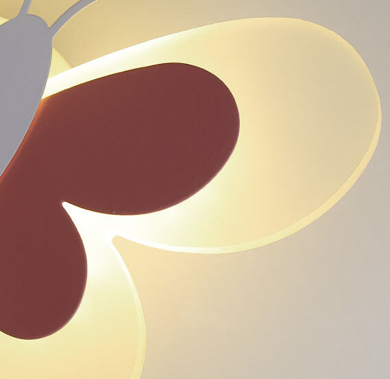 LuminoArt - Creative Butterfly LED Wall Lamp with 1 Light in Acrylic