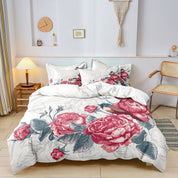 FloraDream - Flower Bird Soft Duvet Cover Bedding Set