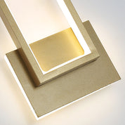 LumiDazzle - Luxe gold LED wall lamp with minimalist design
