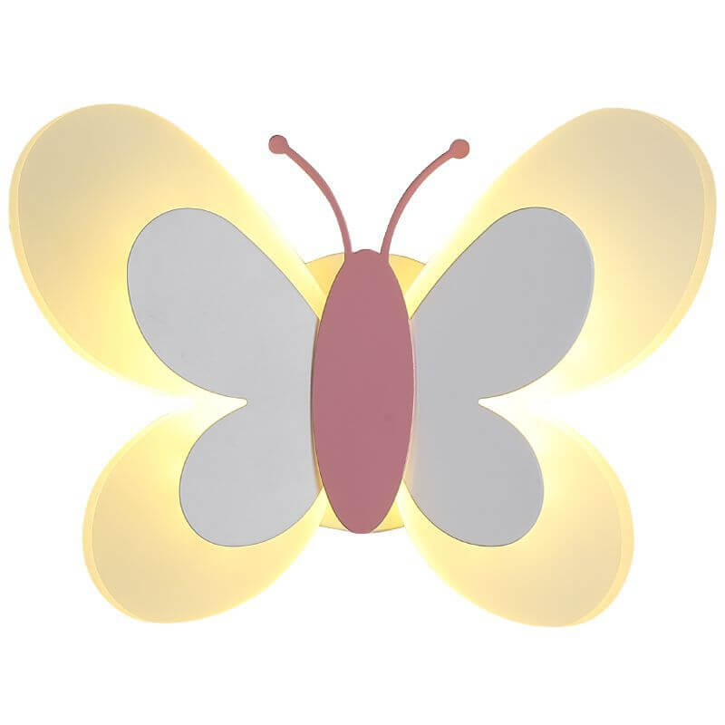 LuminoArt - Creative Butterfly LED Wall Lamp with 1 Light in Acrylic