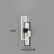 LumiSil - Minimalist Creative Square Frame Iron Silicone LED Wall Lamp