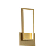 LumiDazzle - Luxe gold LED wall lamp with minimalist design