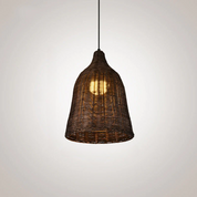 Rattan and Bamboo Pendant Light for the Kitchen