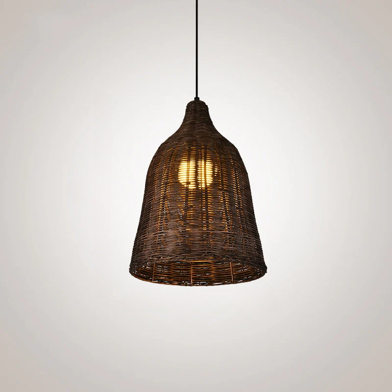 Rattan and Bamboo Pendant Light for the Kitchen