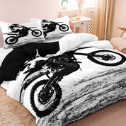 Adventure Duvet - Motorcycle Printed Duvet Cover Bedding Set