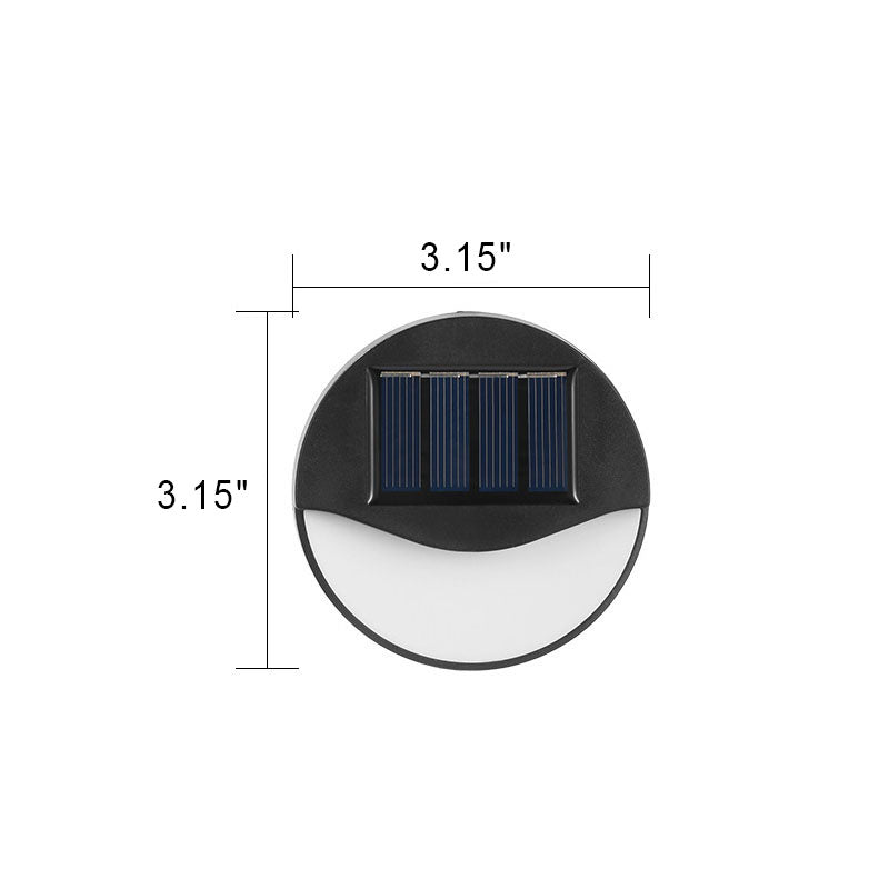 EcoBright - Waterproof LED Solar Patio Lights for Outdoors, Round and Square