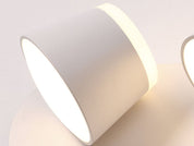 Nordic Rotatable Cylinder Shade LED Wall Lamp 1/2/3 Flames