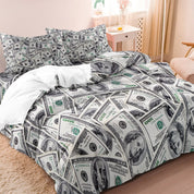 StyleKids - Kids Rich Dollars Duvet Cover Bedding Set for Children's Room Teenagers
