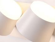 Nordic Rotatable Cylinder Shade LED Wall Lamp 1/2/3 Flames