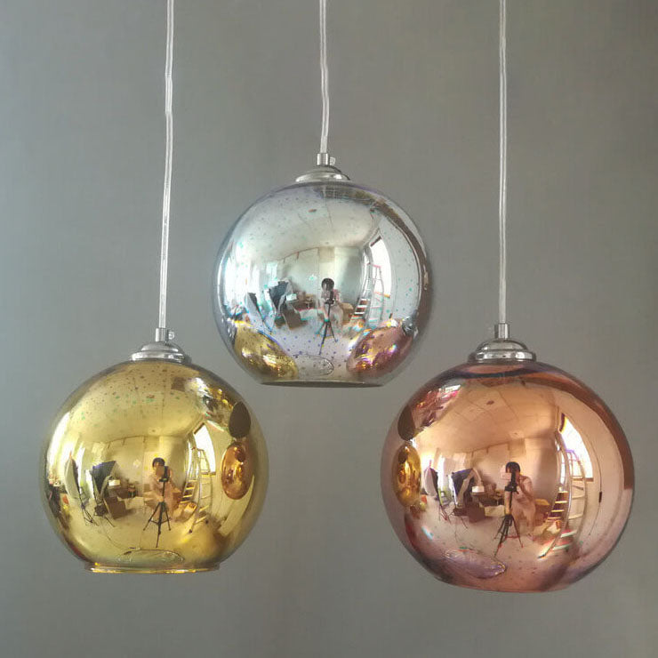 Innovative 3D Firework Coloured Glass Pendant Lamp with 1 Light Source
