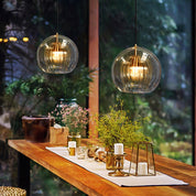 AmberSphere - Elegant Pendant Light