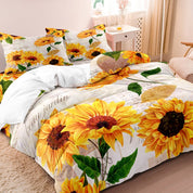 SunsetDream - Sunflower Floral Duvet Cover Bedding Set | Gogh | France | Beautiful Garden