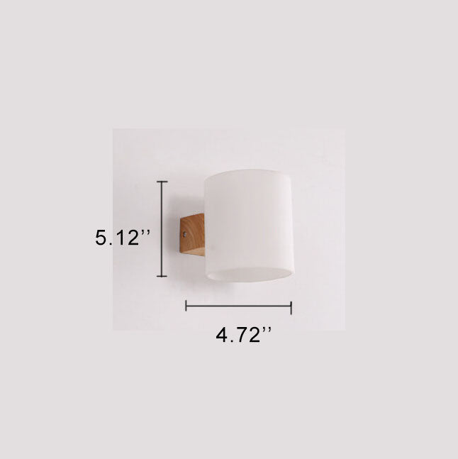 GloBrite - Modern wall lamp in cylindrical shape with 1 light