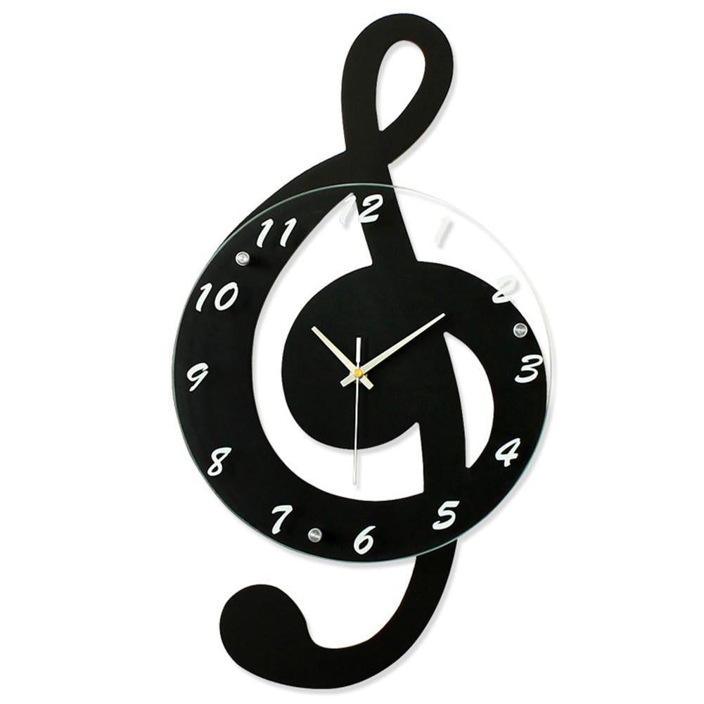 HarmonyTime - Musical G-Clef Wall Clock