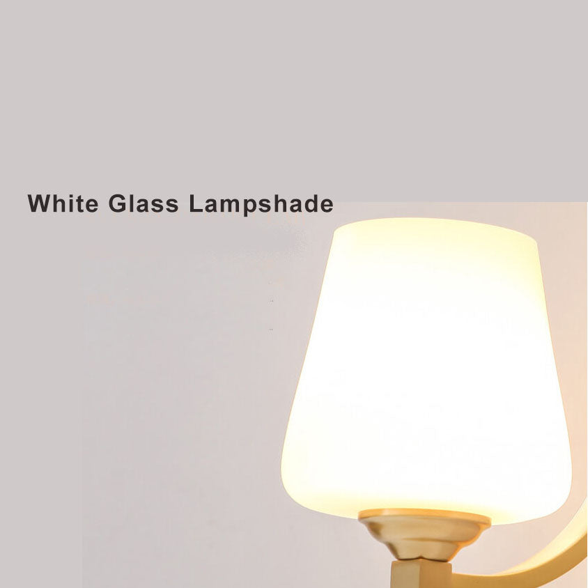 GlasGloed - Modern glass wall lamp with cylindrical shade