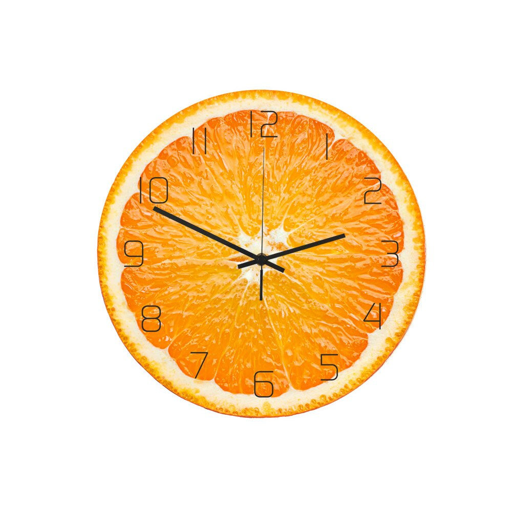TimeFruit - Fresh Wall Clock with Fruit Design