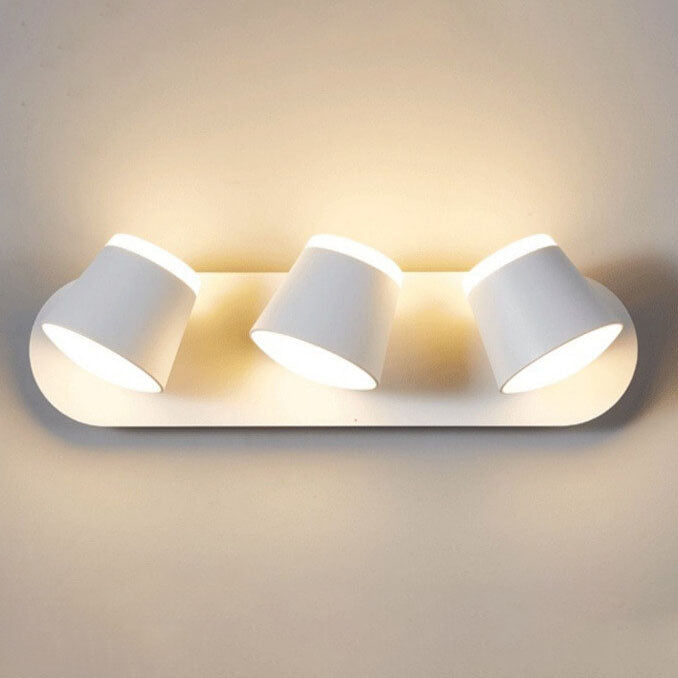 Nordic Rotatable Cylinder Shade LED Wall Lamp 1/2/3 Flames