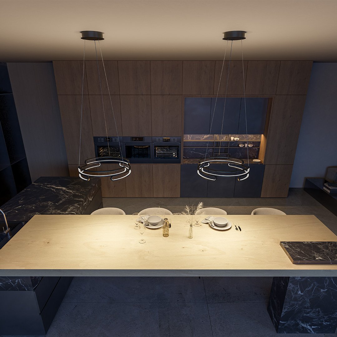 Metalis - Elegant Metal Pendant Light