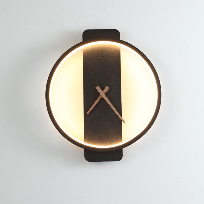 FlexiLight - Modern Adjustable LED Wall Lamp in Clock Shape