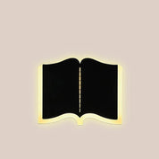 LichtHaus - Modern book-shaped LED wall lamp made of iron