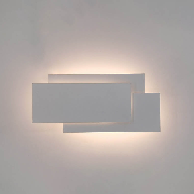 LumiNova - Minimalist Square Stacked Aluminium LED Wall Light