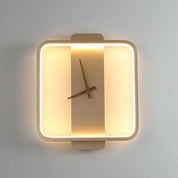 FlexiLight - Modern Adjustable LED Wall Lamp in Clock Shape