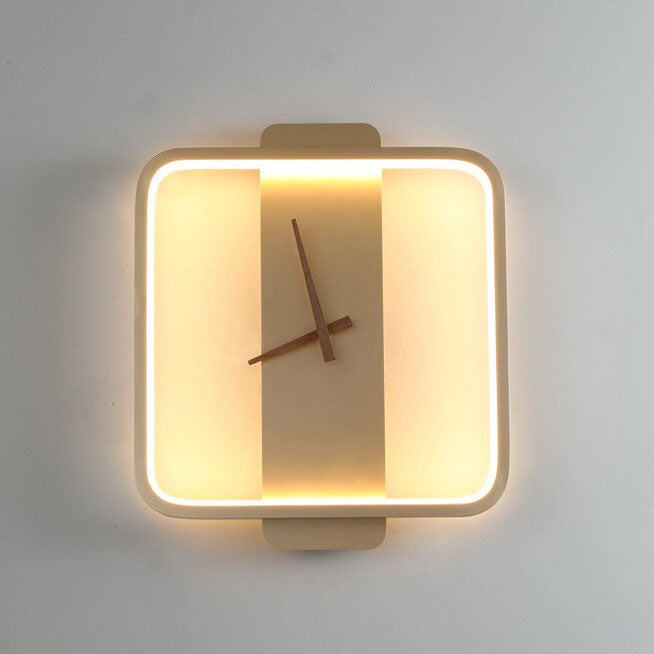 FlexiLight - Modern Adjustable LED Wall Lamp in Clock Shape