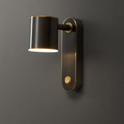 LumiStyle - Modern wall lamp with cylindrical copper design