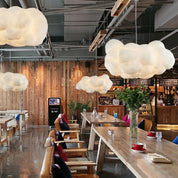 TranquilAura - LED Pendant Light in Cloud Shape for a Soothing Interior