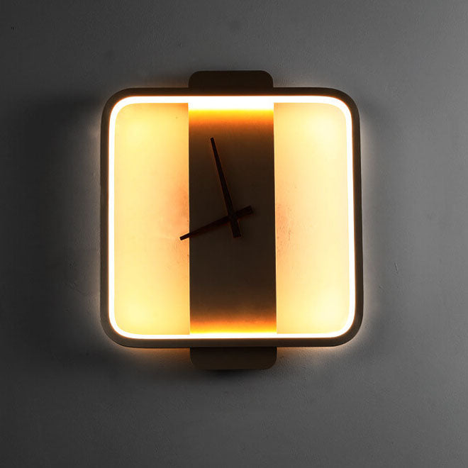 FlexiLight - Modern Adjustable LED Wall Lamp in Clock Shape
