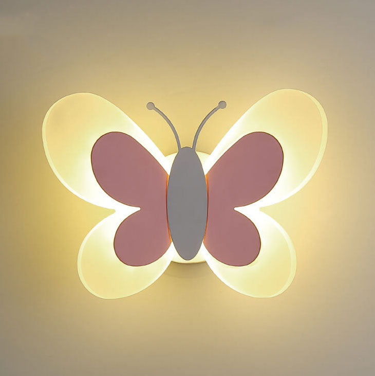 LuminoArt - Creative Butterfly LED Wall Lamp with 1 Light in Acrylic
