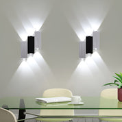 LumiLuxe - Rectangular LED Up and Down Lights Modern Wall Lamps