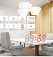 GloTime - LED Digital Multifunctional Wall Clock