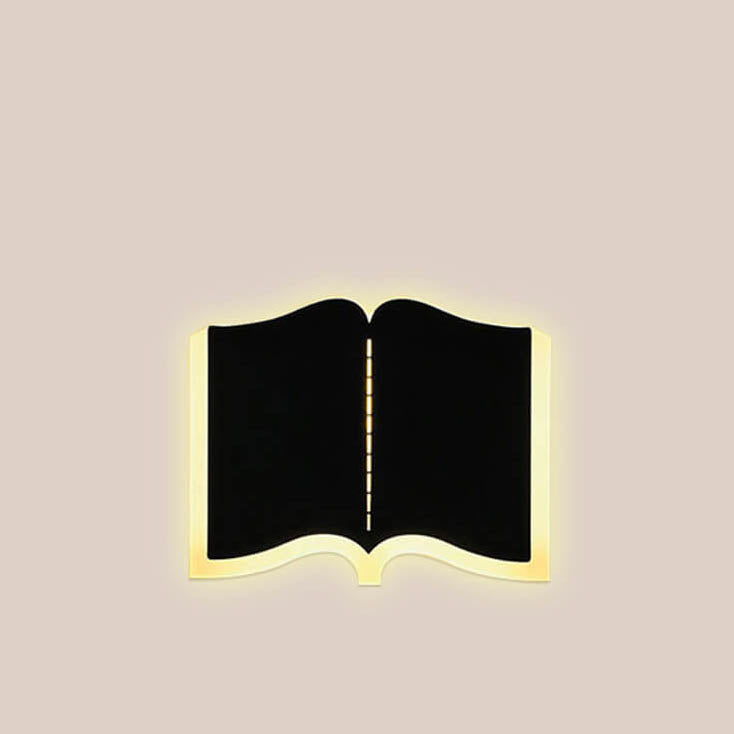 LichtHaus - Modern book-shaped LED wall lamp made of iron