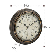 Vintage Wood-Look Wall Clock