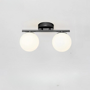 Nordic LED Glass Ceiling Light – Elegant White Sphere for Any Room