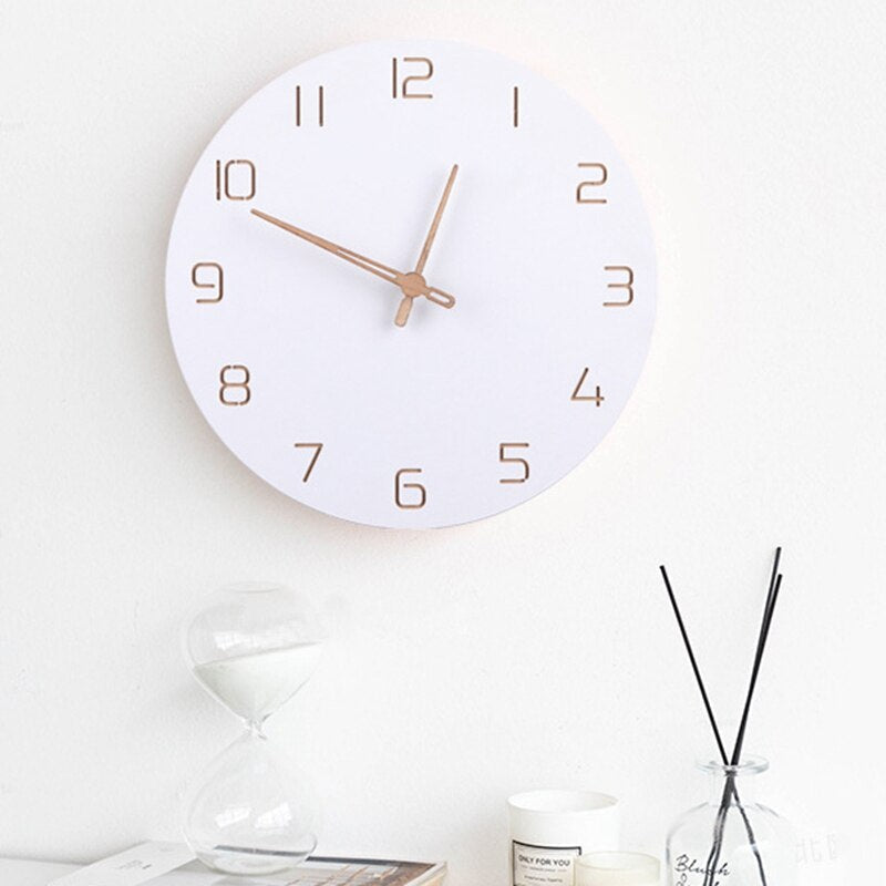 Modern 3D Wooden Wall Clock