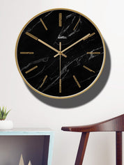 Marble Luxe Wall Clock | Stylish Marble Clock for a Luxurious Interior