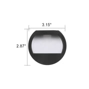 EcoBright - Waterproof LED Solar Patio Lights for Outdoors, Round and Square