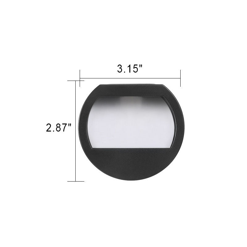 EcoBright - Waterproof LED Solar Patio Lights for Outdoors, Round and Square