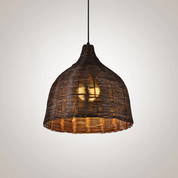 Rattan and Bamboo Pendant Light for the Kitchen