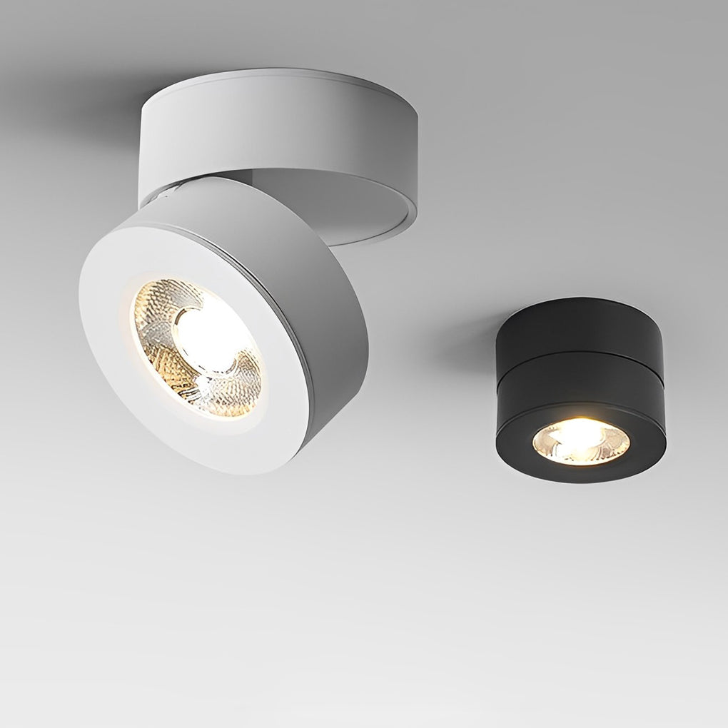 LichtVisie - Round Foldable Adjustable LED Nordic Spotlight Recessed Ceiling Light
