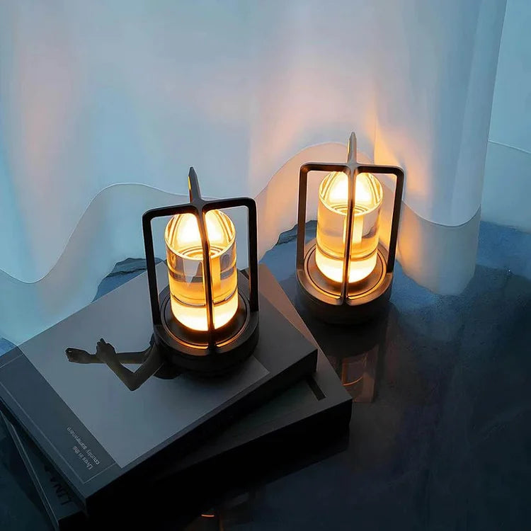 SereneGlow - Elegant Crystal Lamp