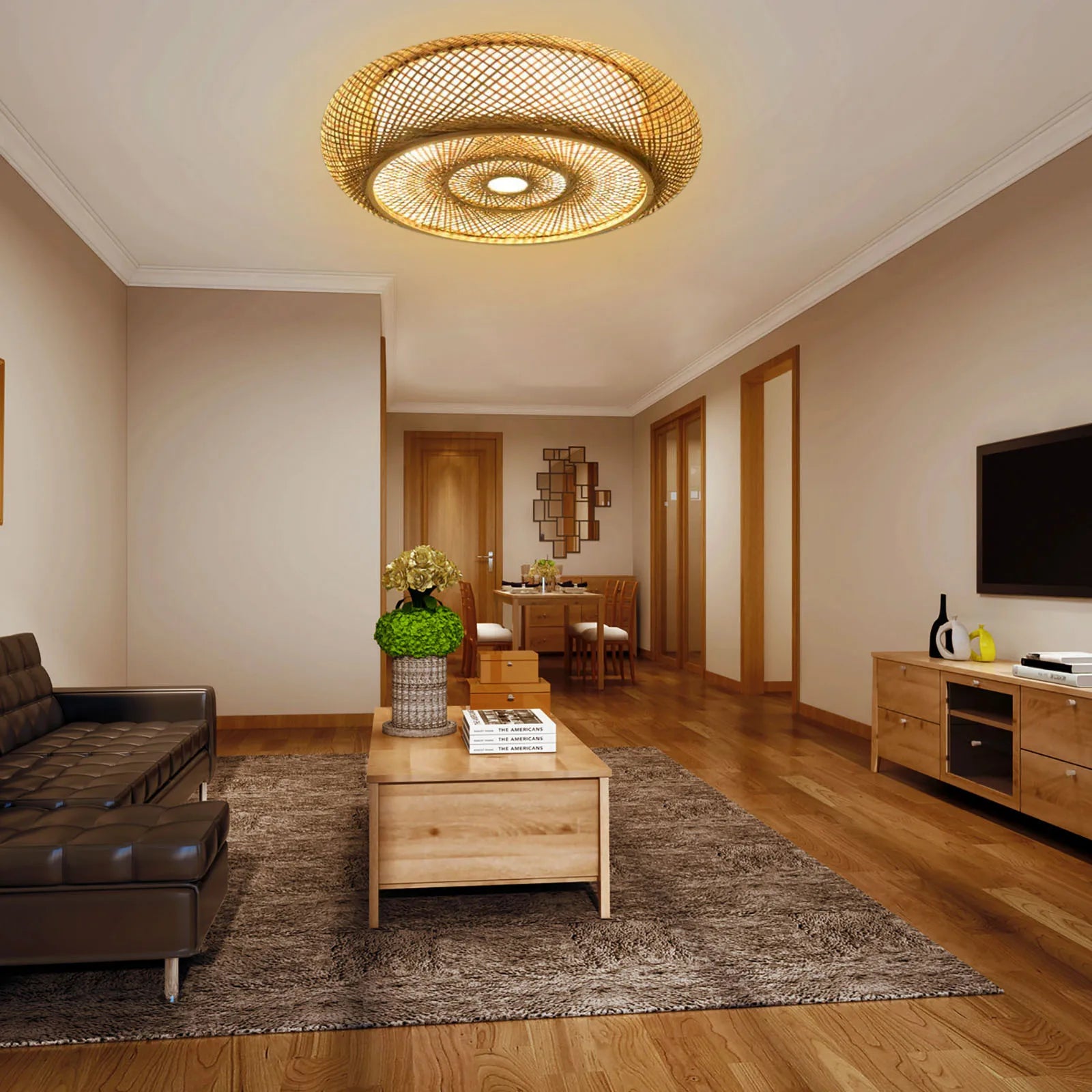 BambooAura - Zen Pendant Lamp made of Bamboo