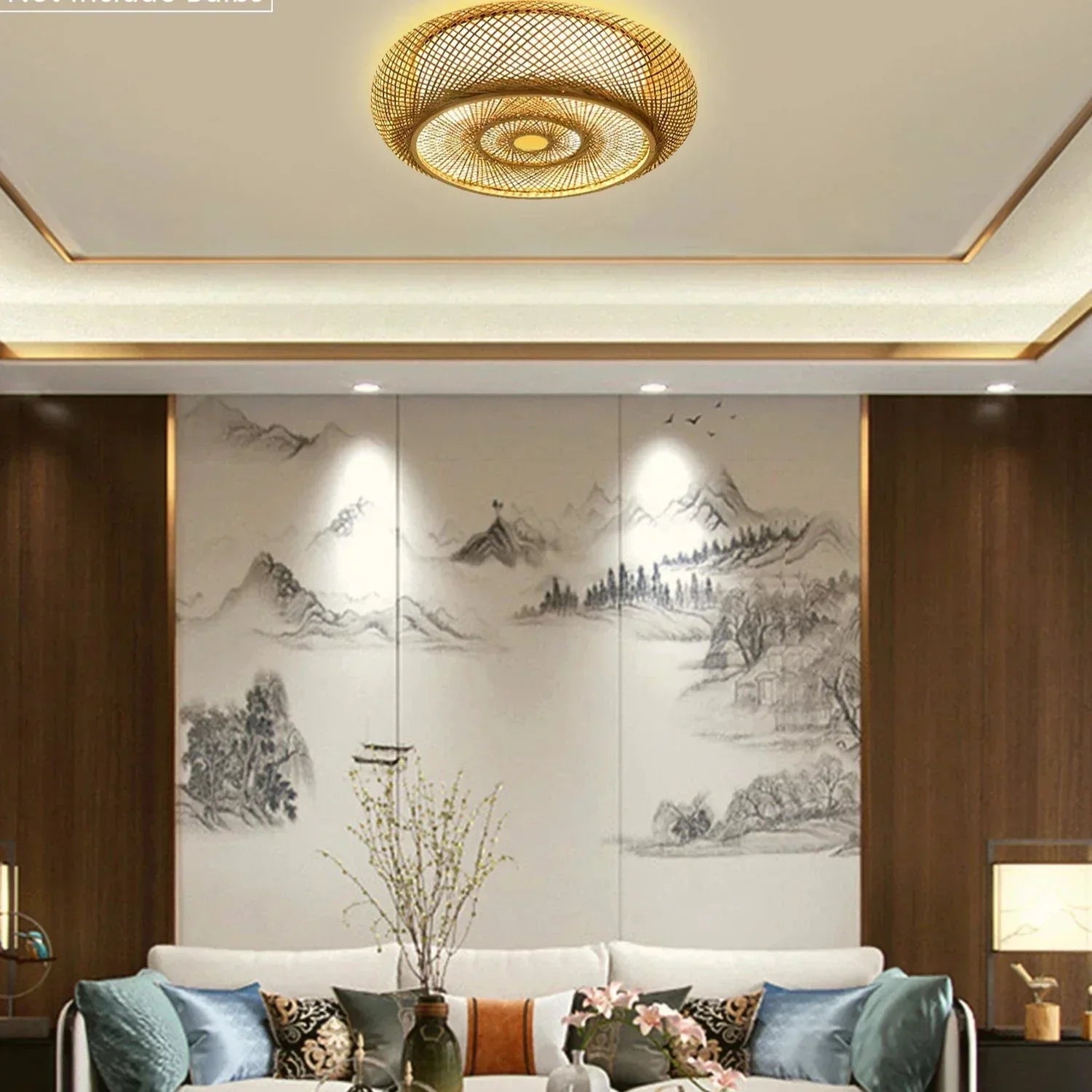 BambooAura - Zen Pendant Lamp made of Bamboo